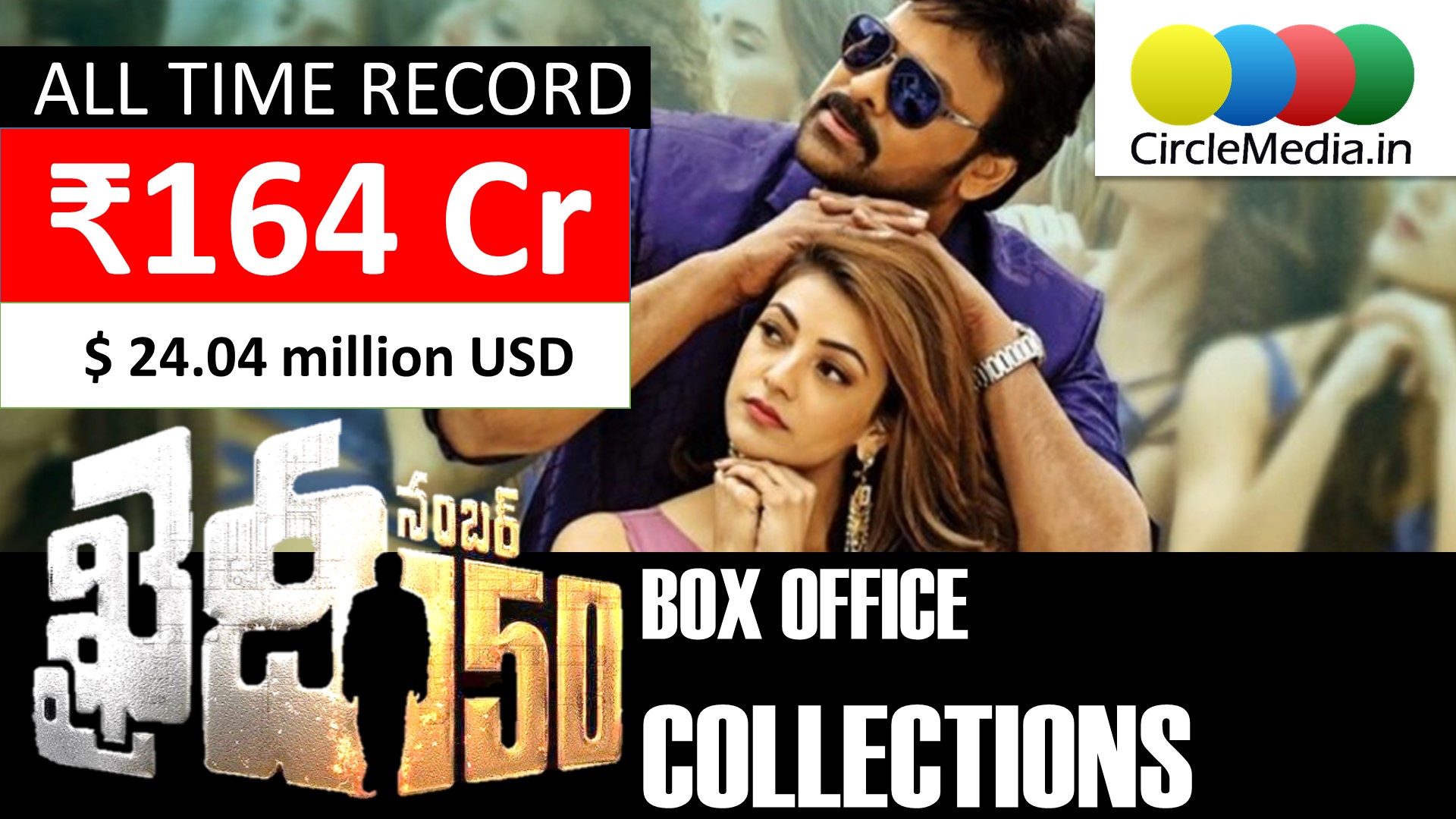 Khaidi No 150 All Time Film Industry Record Collections | Rs 164 crore worldwide